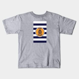 Stay Hungry Blue Stripes Kids T-Shirt